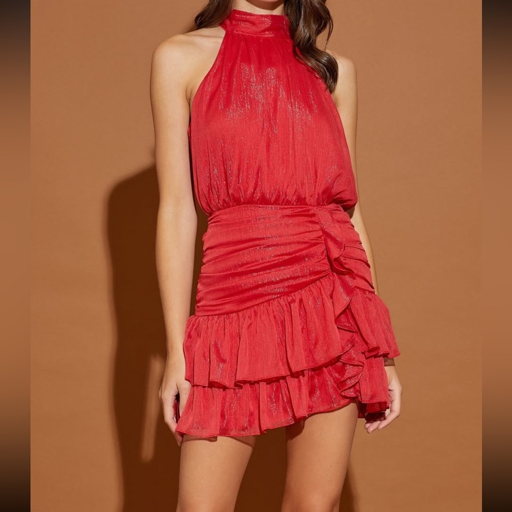 Red, size small, boutique dress
